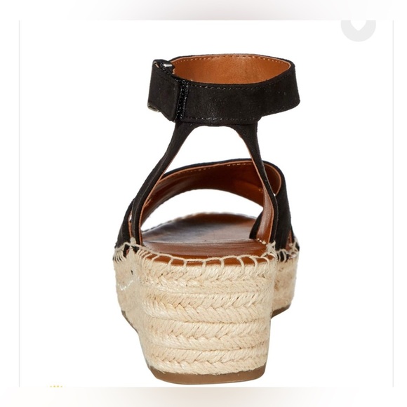 FRANCI SARTO PENNE ESPADRILLE WEDEGE SUEDE SANDAL 9.5 MEDIUM - Picture 5 of 9